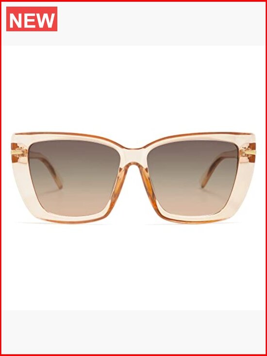 Oversized Cat Eye Sunglasses, UV400 Protection, Trendy 70s Style main image 7